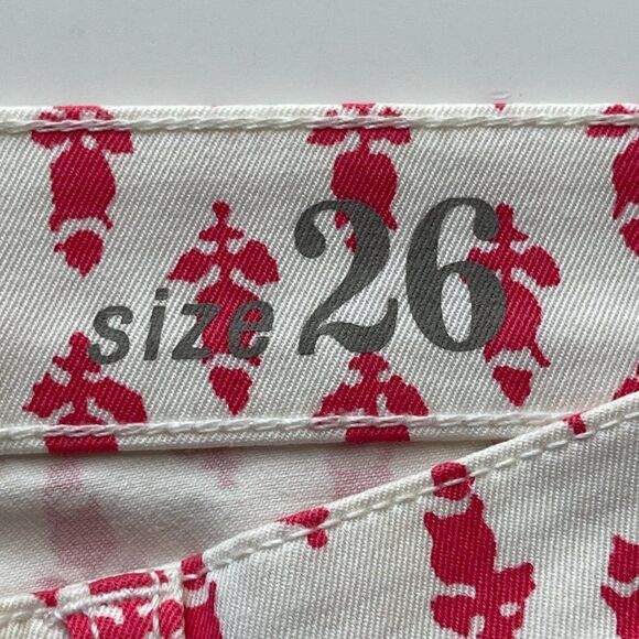 J.Crew Matchstick Cropped Jeans Thistle Print NWOT, Size 26 - Picture 5 of 13
